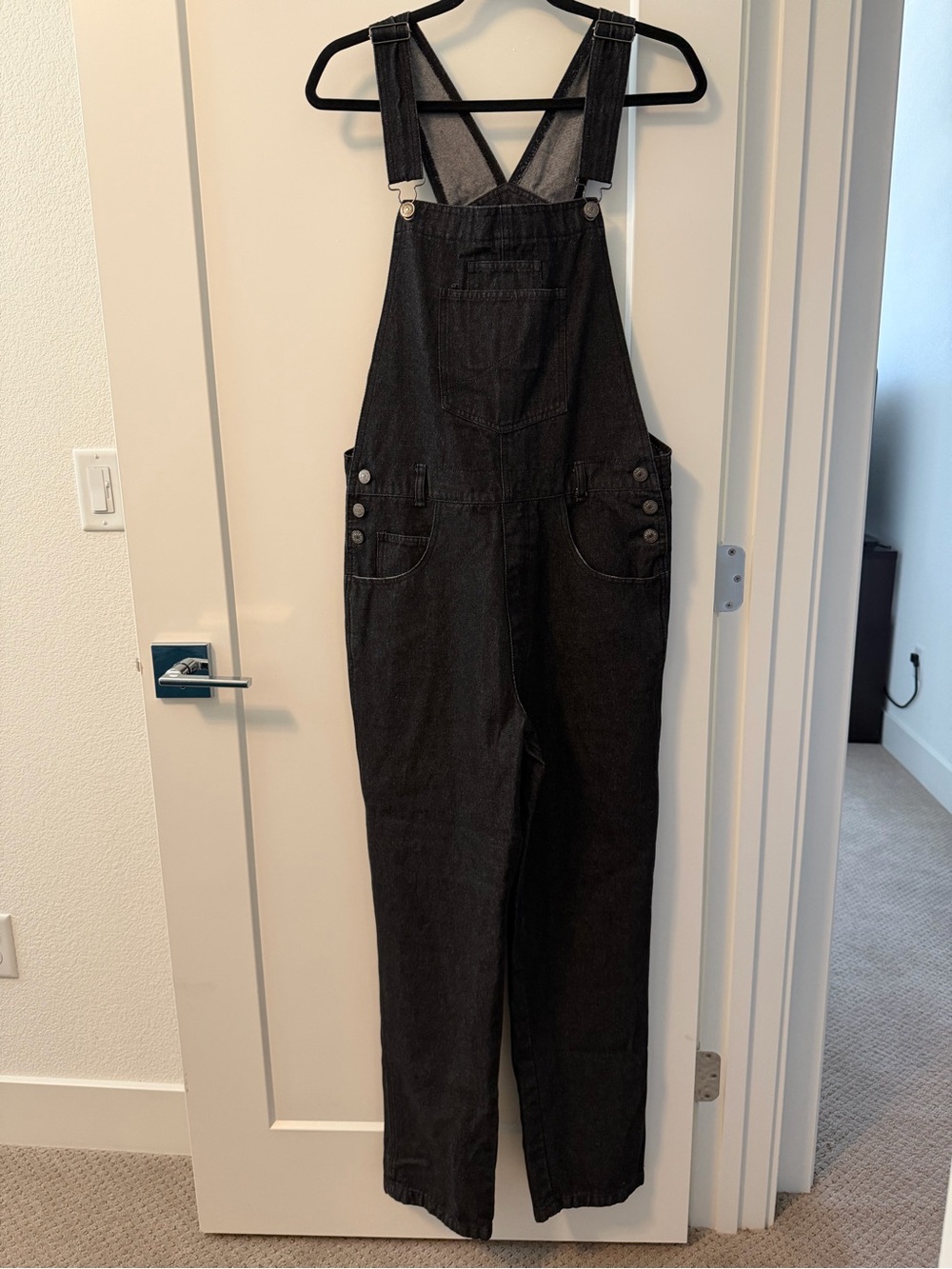 NEW (no tags) - Black Women's Denim Overalls